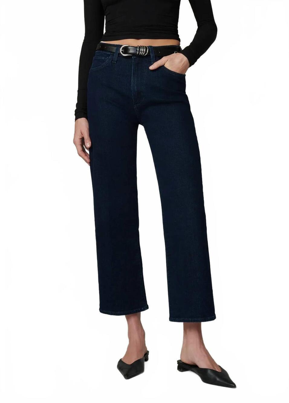NEW JOE'S JEANS blake cropped jeans in don't worry